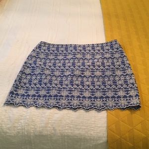 Loft eyelet skirt